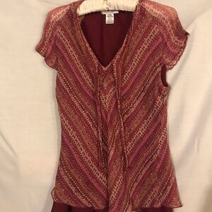 Nine West Blouse with Short Sleeves